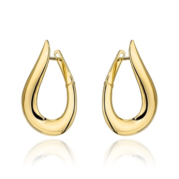 Cercei Aur 14K Eleganți, Model Picătură