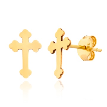 Cercei Big Cross din AUR 14K