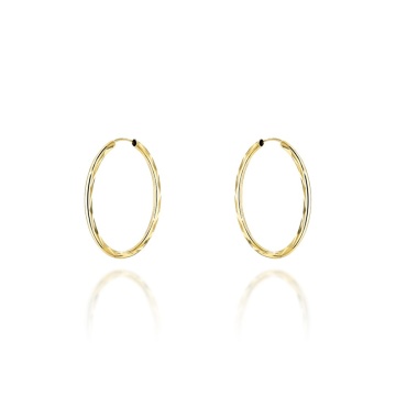 Cercei Creole Aur 14K Super Ușori 22mm