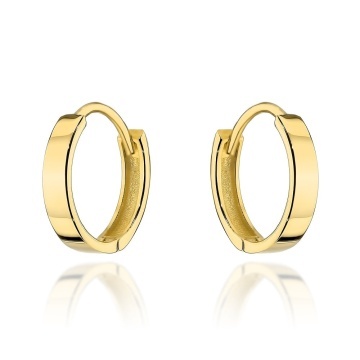 Cercei Creole Rotunzi Aur 14K - Eleganță Clasic