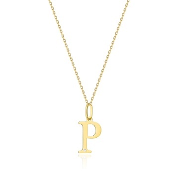 Colier Aur 14K cu Diamant Natural 0.01 ct