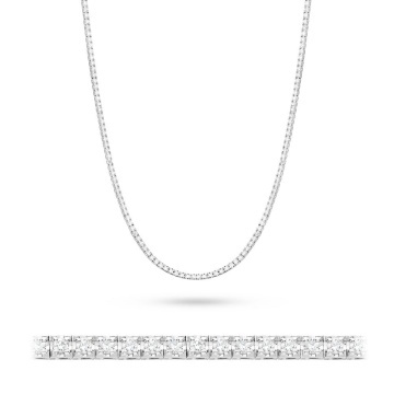 Colier Aur 14K cu Diamante Naturale 4.38 ct
