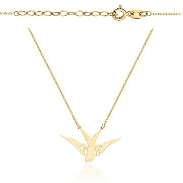 Colier Aur 14k cu Randunica