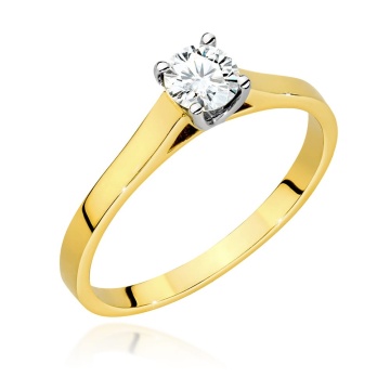 Inel Aur 14K cu Diamant Natural 0.50 ct