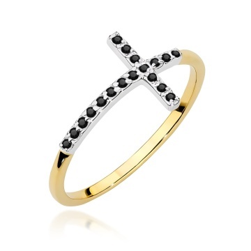 Inel Aur 14K cu Diamant Natural