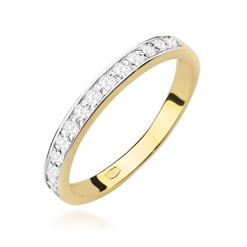 Inel Aur 14K cu Diamante de Laborator 0.20 ct