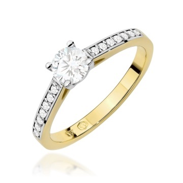 Inel Aur 14K cu Diamante de Laborator 0.62 ct