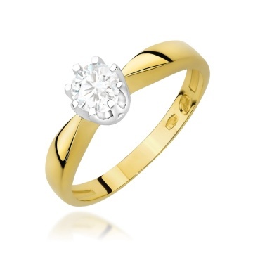 Inel Aur 9K cu Diamant de Laborator 0.30 ct