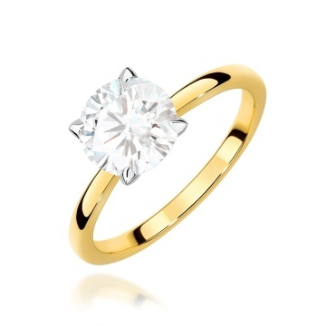 Inel Aur 9K cu Diamant de Laborator 1.50 ct