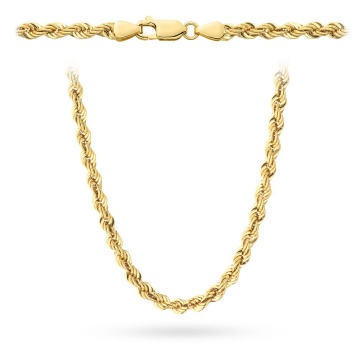 Lanț Din Aur 14K Cu Împletitură Korda 55 cm