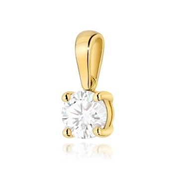 Pandantiv Aur 14K cu Diamant de Laborator 1.00 ct
