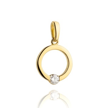 Pandantiv Aur 14K cu Zirconiu
