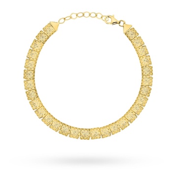 Bratara de Aur 14K cu Patrate