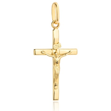 Crucifix din Aur cu Iisus Răstignit