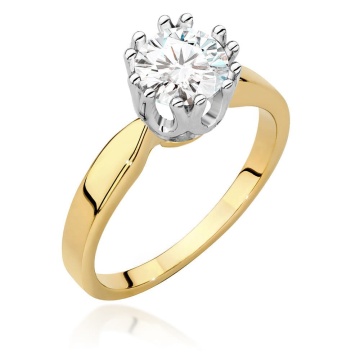 Inel Aur 9K cu Diamant de Laborator 1.00 ct