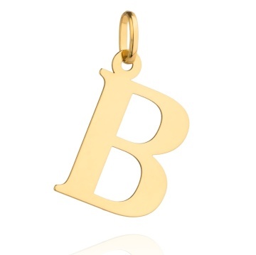 Pandantiv Aur 14k cu Litera B