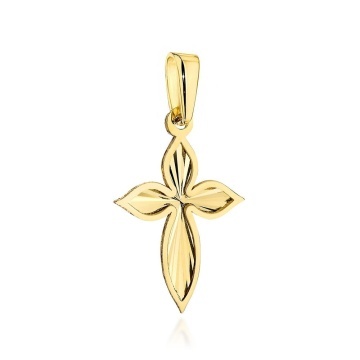 Pandantiv Cruce Aur 14K – Eleganță Divină