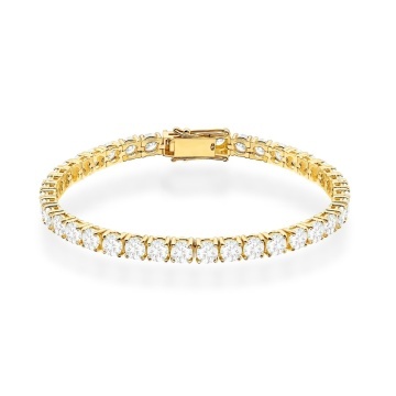 Bratara Aur 14K cu Diamante de Laborator 9.25 ct