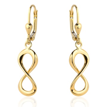 Cercei Aur 14k cu Infinit