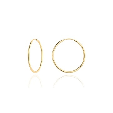 Cercei Creole Aur 14K, 1.5 cm