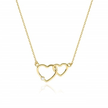 Colier Aur 14K cu Diamant Natural 0.01 ct