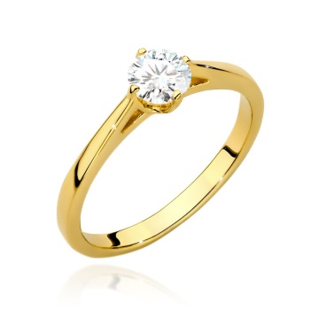 Inel Aur 14K cu Diamant de Laborator 0.40 ct