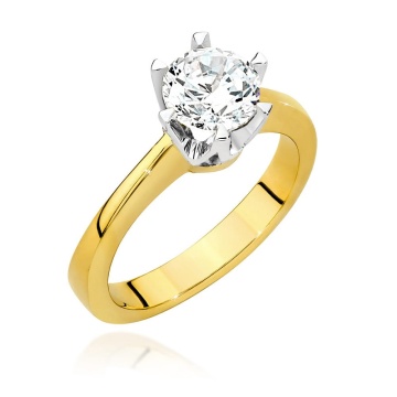 Inel Aur 14K cu Diamant Natural 0.70 ct