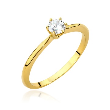 Inel Aur 14K cu Diamante de Laborator 0.40 ct