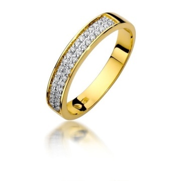 Inel Aur 14K cu Diamante Naturale 0.18 ct