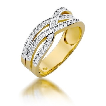 Inel Aur 14K cu Diamante Naturale 0.27 ct