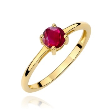 Inel Aur 14K cu Rubin 0.60 ct