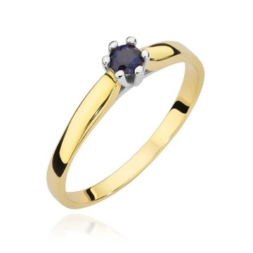 Inel Aur 14K cu Safir 0.15 ct