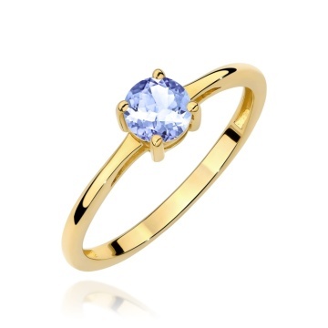 Inel Aur 14K cu Tanzanit 0.50 ct