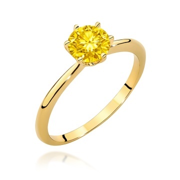 Inel Aur 9K cu Diamant de Laborator 1.00 ct