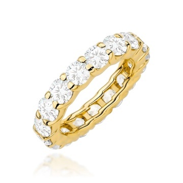 Inel Aur 9K cu Diamante de Laborator 3.20 ct