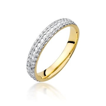 Inel Aur 9K cu Diamante Naturale 0.23 ct