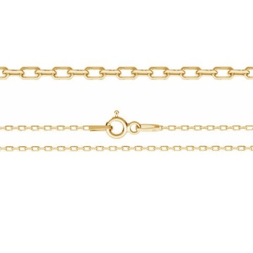 Lantisor din Argint 925 Placat cu Aur 45cm