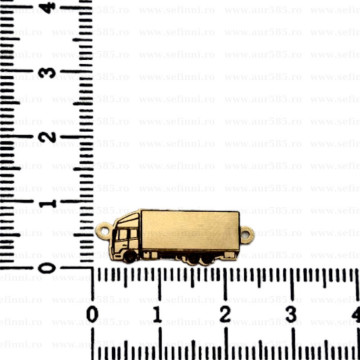 Link din aur 14k - pentru bratara - TIR Medium size