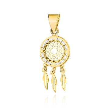 Pandantiv Dreamcatcher din Aur