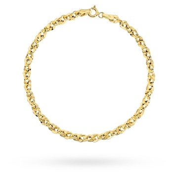 Bratara Aur 14K Iridia Largă - Eleganță Atemporală