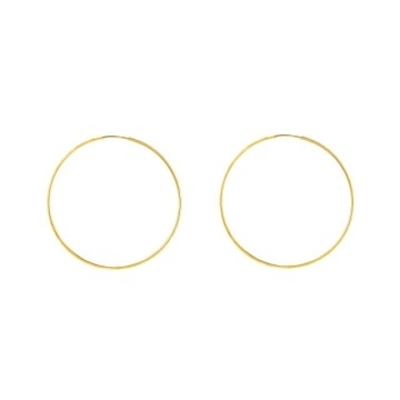 Cercel din Aur 8K, Model Rotund Diamanțat, Diametru 1.5 cm, pentru Ureche sau Nas (1 Bucată)