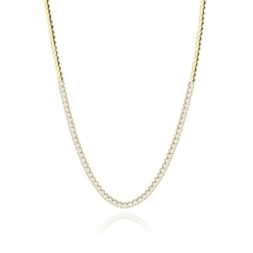 Colier Aur 14K cu Diamante Naturale