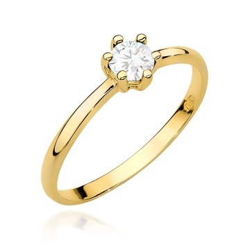 Inel Aur 14K cu Diamant de Laborator 0.30 ct