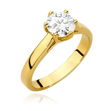 Inel Aur 14K cu Diamant de Laborator 1.00 ct
