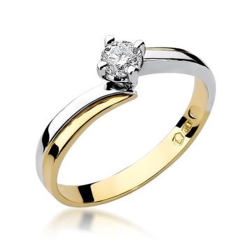 Inel Aur 14K cu Diamant Natural 0.30 ct