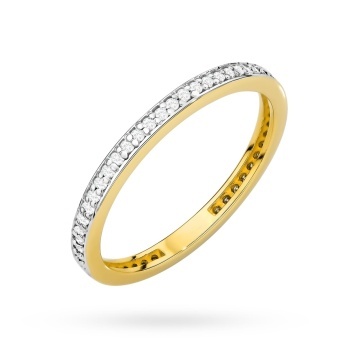 Inel Aur 14K cu Diamant Natural