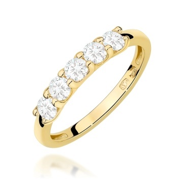 Inel Aur 14K cu Diamante de Laborator 0.50 ct