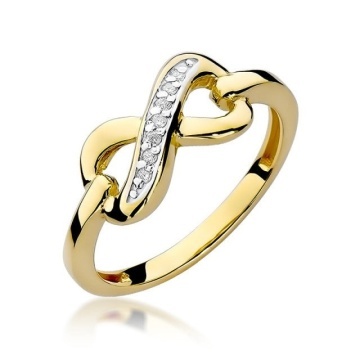 Inel Aur 14K cu Diamante Naturale 0.04 ct