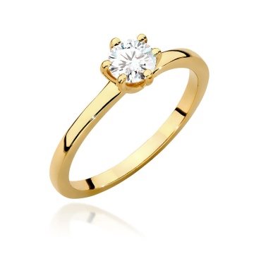 Inel Aur 9K cu Diamant de Laborator 0.50 ct