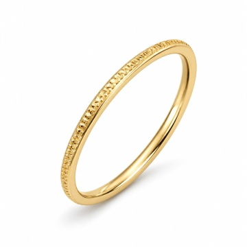 Inel Minimal Zigzag din AUR 14K
